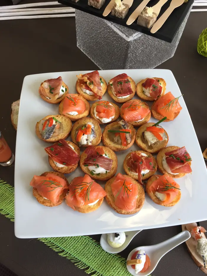 Blinis au saumon fumé