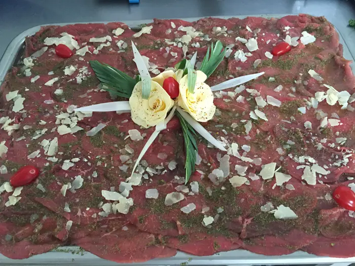 Carpaccio de bœuf