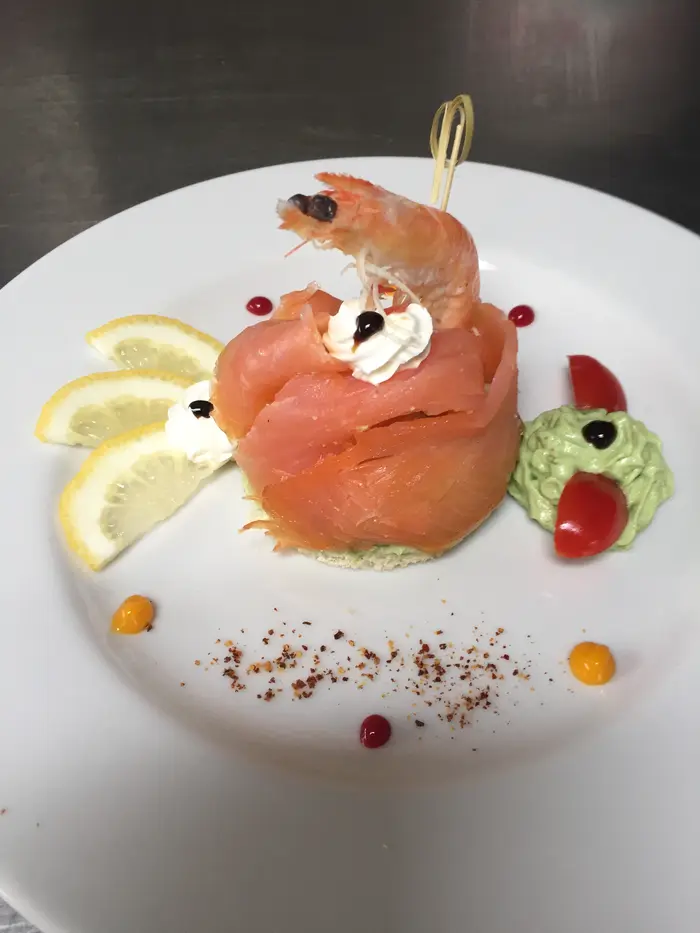 Rose de saumon fumé