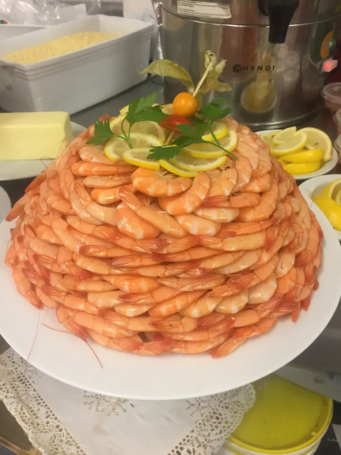 Pyramide de crevettes