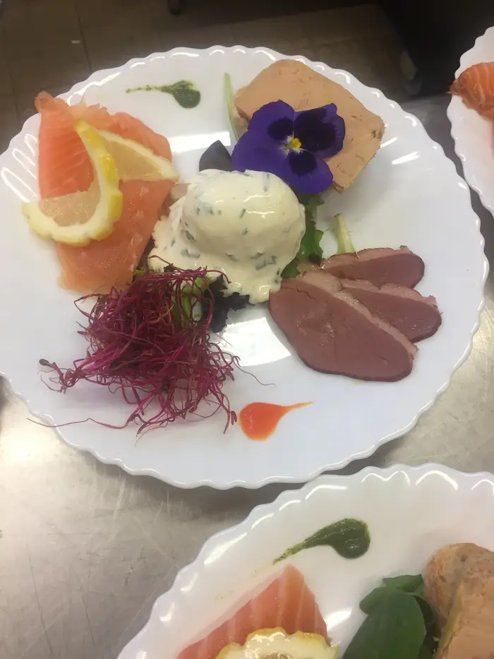 Magret et saumon fumé