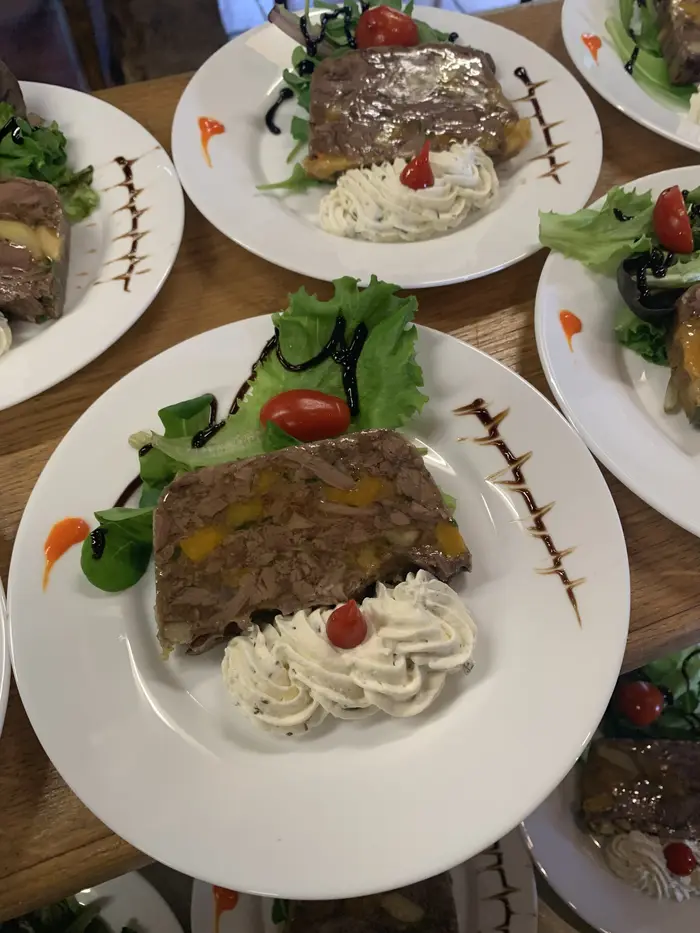 Terrine dressée