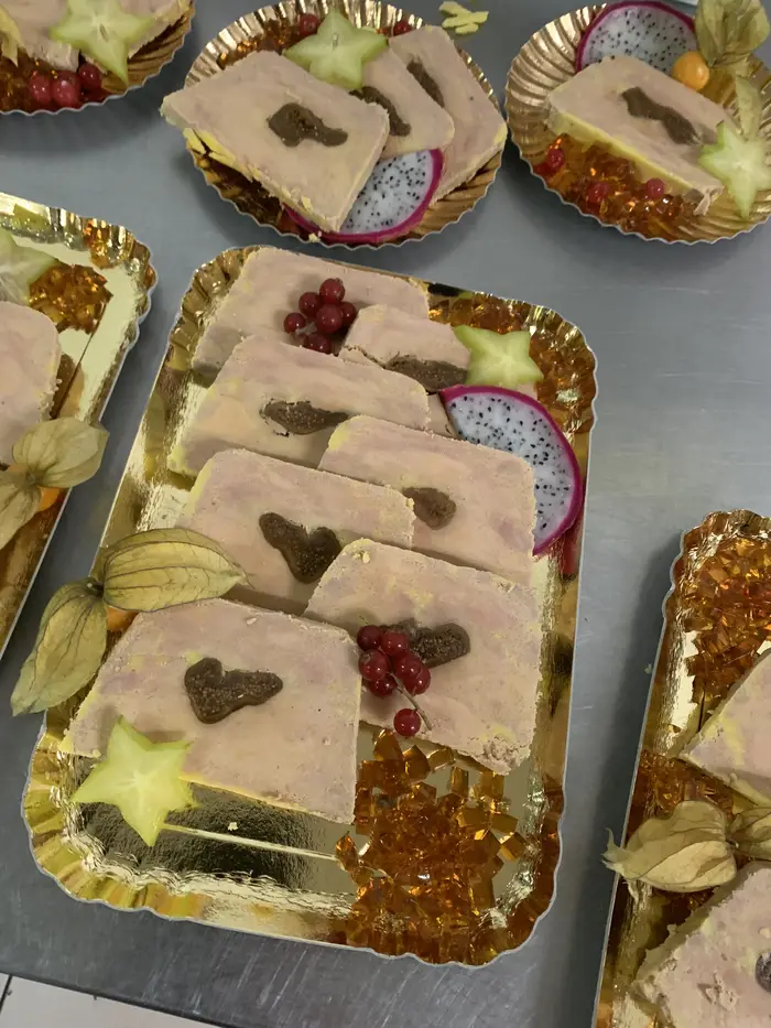 Foie gras en plateau