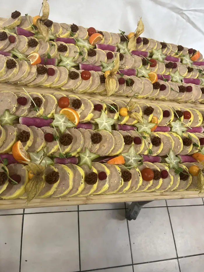 Foie gras, série de plateaux